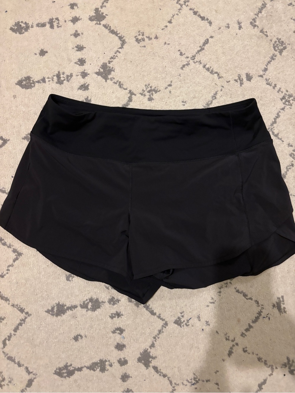 Lululemon Black Speed Up Shorts